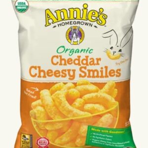 Annie's Cheddar Cheesy Smile Puffs OG2